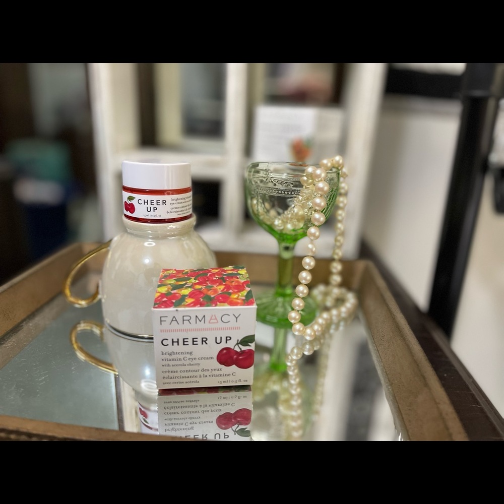 Farmacy Cheer Up Brightening Vitamin C Eye Cream with Acerola Cherry